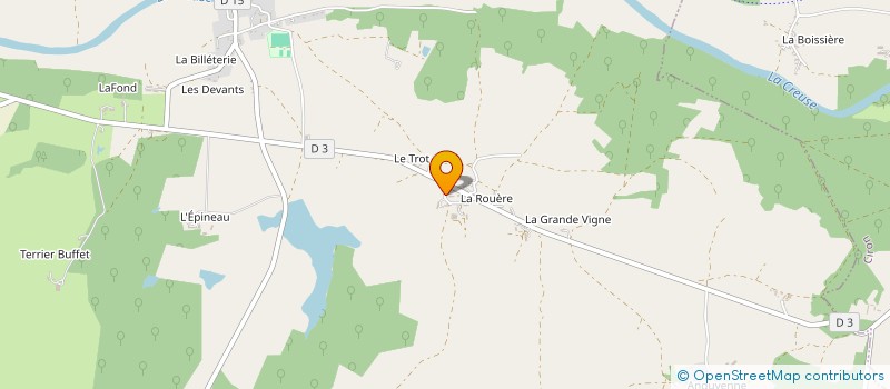 localisation de l'entreprise MONSIEUR YANNICK BOURCIER à RUFFEC