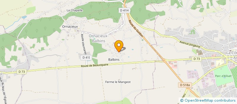 localisation de l'entreprise MONSIEUR YANNICK BOURDAT  MARCILLOLES