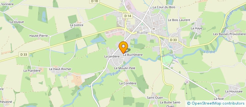 localisation de l'entreprise MONSIEUR YANNICK BOURDIN  LA BAULE-ESCOUBLAC