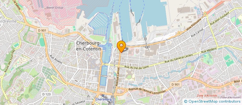 localisation de l'entreprise MONSIEUR YANNICK BOURDIN à CHERBOURG-EN-COTENTIN