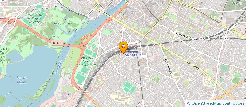 localisation de l'entreprise MONSIEUR YANNICK BOUSSEAU à ANGERS