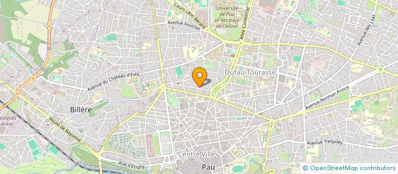 localisation de l'entreprise MONSIEUR YANNICK BOUTET à PAU