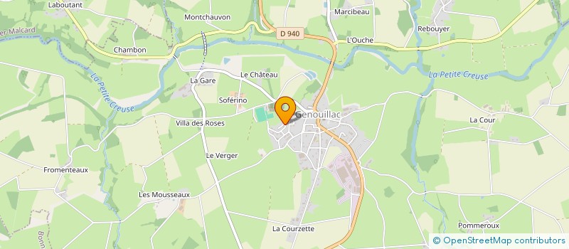 localisation de l'entreprise MONSIEUR YANNICK BOYER  GENOUILLAC