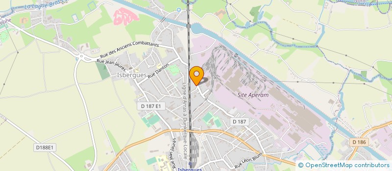 localisation de l'entreprise MONSIEUR YANNICK BRACQ  ISBERGUES