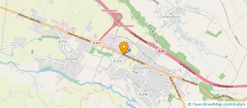 localisation de l'entreprise MONSIEUR YANNICK BRAJON  SOUMOULOU