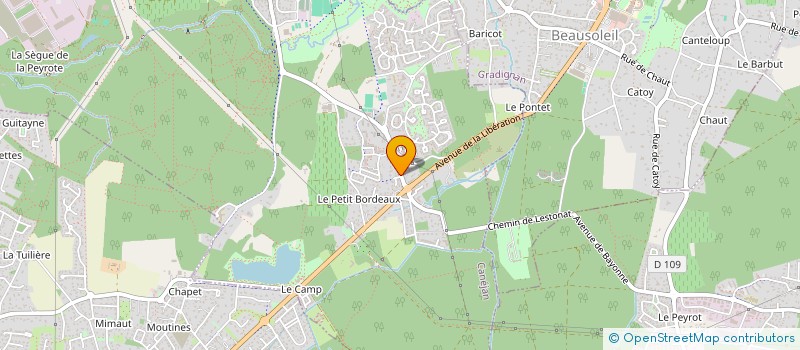 localisation de l'entreprise MONSIEUR YANNICK BRAVO  CANEJAN