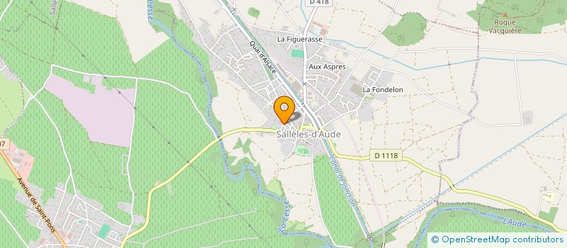 localisation de l'entreprise MONSIEUR YANNICK BRIAL à SALLELES-D'AUDE
