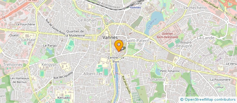 localisation de l'entreprise MONSIEUR YANNICK BRIAND à VANNES