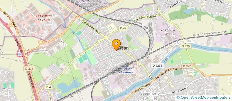 localisation de l'entreprise MONSIEUR YANNICK BROCQ  PERSAN