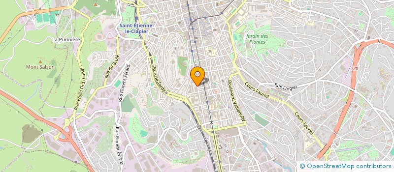 localisation de l'entreprise MONSIEUR YANNICK BROLLES  SAINT-ETIENNE