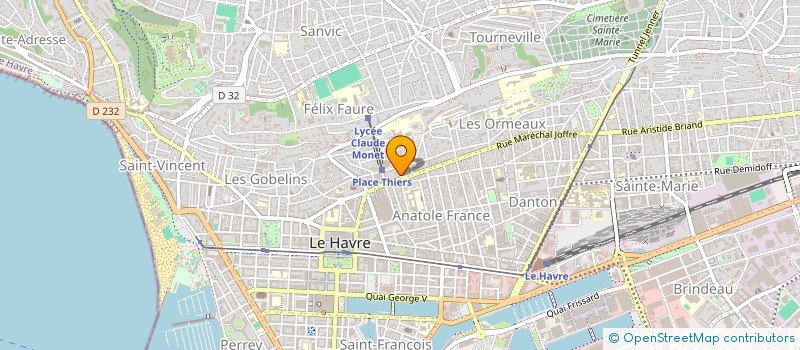 localisation de l'entreprise MONSIEUR YANNICK BRONNEC  LE HAVRE