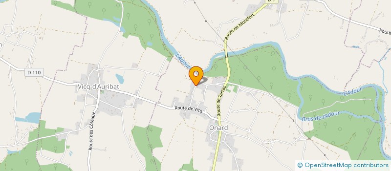 localisation de l'entreprise MONSIEUR YANNICK BRUN  ONARD