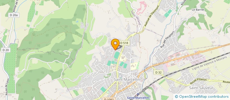 localisation de l'entreprise MONSIEUR YANNICK BRUN-COSME-BRUNY  IZERON