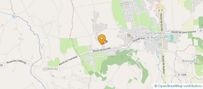 localisation de l'entreprise MONSIEUR YANNICK BRUNIER  SAINT-SIMEON-DE-BRESSIEUX