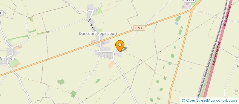 localisation de l'entreprise MONSIEUR YANNICK BUCAMP  DANCOURT-POPINCOURT