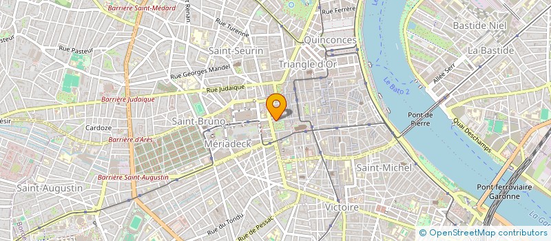 localisation de l'entreprise MONSIEUR YANNICK BURON  BORDEAUX