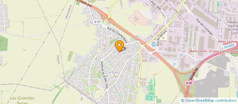 localisation de l'entreprise MONSIEUR YANNICK BUTIN à CORBAS