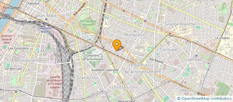 localisation de l'entreprise MONSIEUR YANNICK CAILLAT  LYON