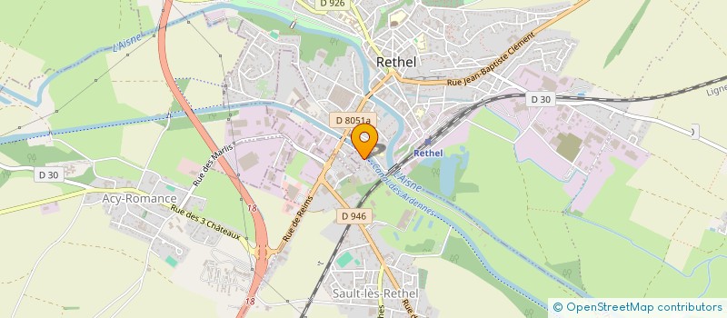 localisation de l'entreprise MONSIEUR YANNICK CAMPI à SAULT-LES-RETHEL