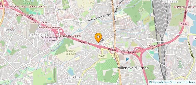 localisation de l'entreprise MONSIEUR YANNICK CAPDEVILLE à VILLENAVE-D'ORNON