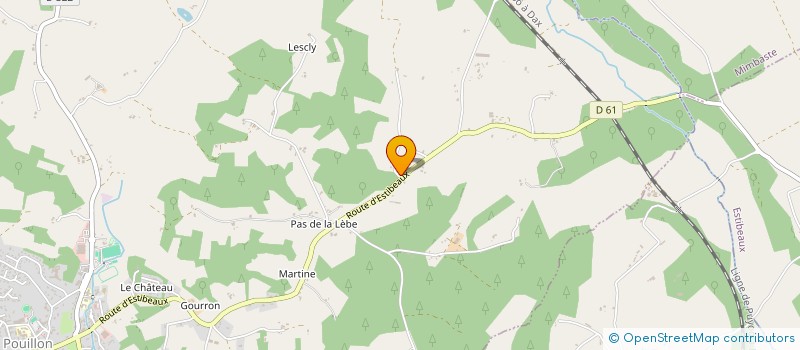 localisation de l'entreprise MONSIEUR YANNICK CARADEC  POUILLON