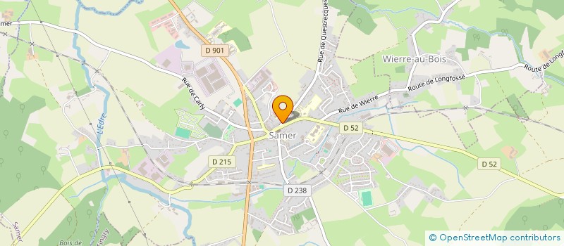 localisation de l'entreprise MONSIEUR YANNICK CARLU  SAMER