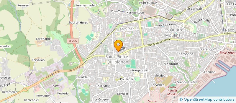 localisation de l'entreprise MONSIEUR YANNICK CARO à BREST