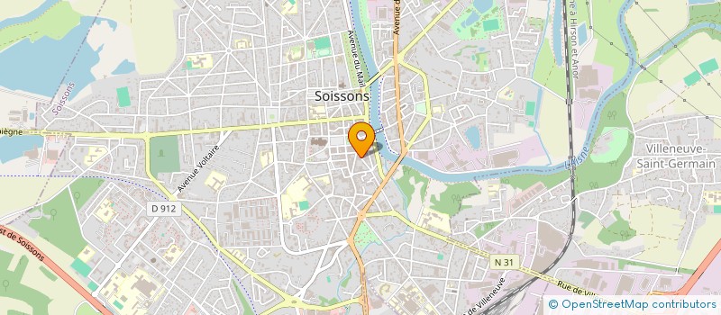 localisation de l'entreprise MONSIEUR YANNICK CARON à SOISSONS