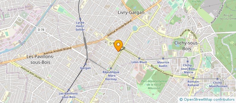 localisation de l'entreprise MONSIEUR YANNICK CARROUER  LIVRY-GARGAN