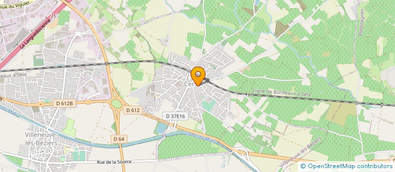 localisation de l'entreprise MONSIEUR YANNICK CARTIER  CERS