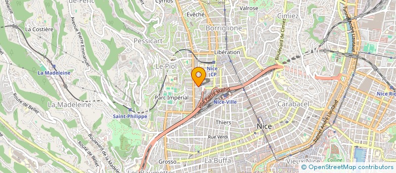 localisation de l'entreprise MONSIEUR YANNICK CARTIER à NICE