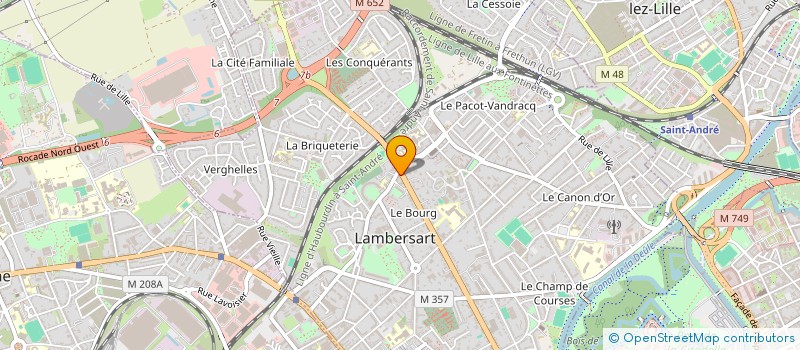 localisation de l'entreprise MONSIEUR YANNICK CASTANET à LAMBERSART