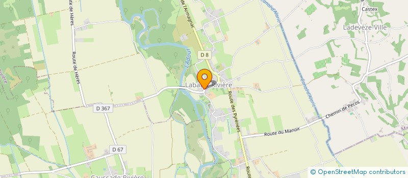 localisation de l'entreprise MONSIEUR YANNICK CASTRO-FERREIRA  LABATUT-RIVIERE