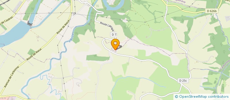 localisation de l'entreprise MONSIEUR YANNICK CAZARRE  MARQUEFAVE