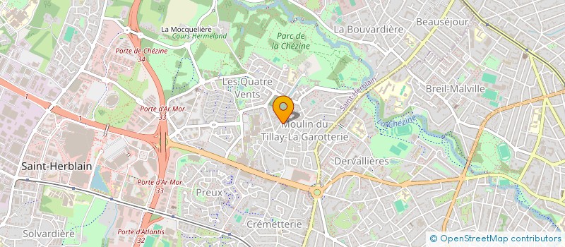 localisation de l'entreprise MONSIEUR YANNICK CHABBERT à ORVAULT