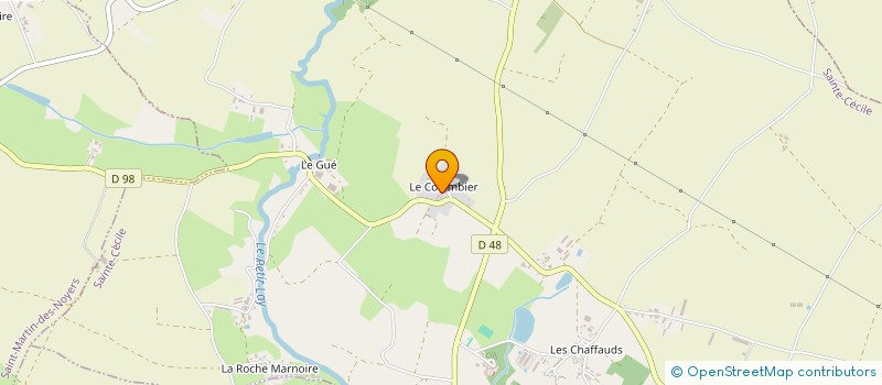 localisation de l'entreprise MONSIEUR YANNICK CHAIGNEAU  SAINTE-CECILE