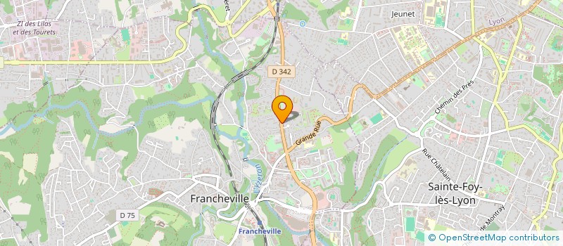 localisation de l'entreprise MONSIEUR YANNICK CHAMBON  FRANCHEVILLE