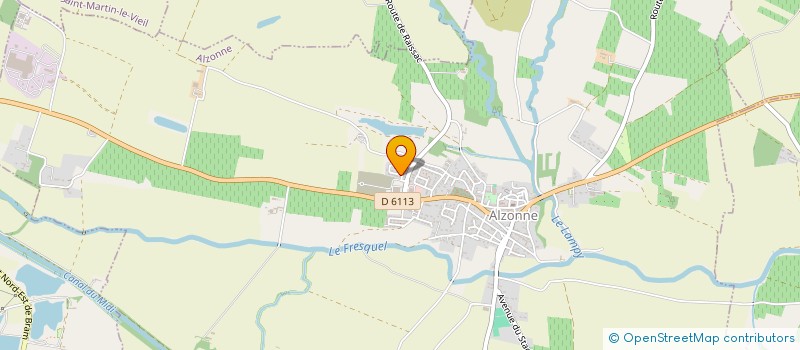 localisation de l'entreprise MONSIEUR YANNICK CHAMPVILLAIR  ALZONNE