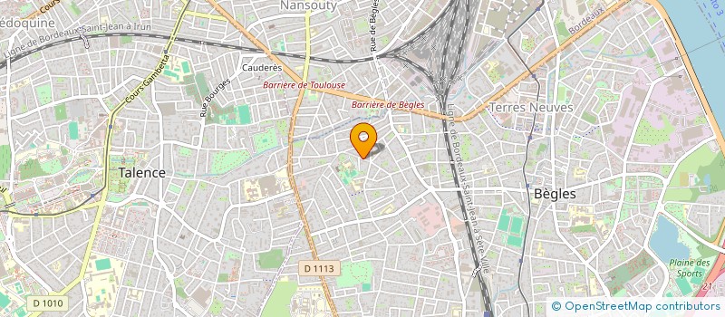 localisation de l'entreprise MONSIEUR YANNICK CHANDOU  BEGLES