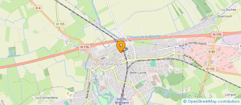 localisation de l'entreprise MONSIEUR YANNICK CHAPPE  DOL-DE-BRETAGNE