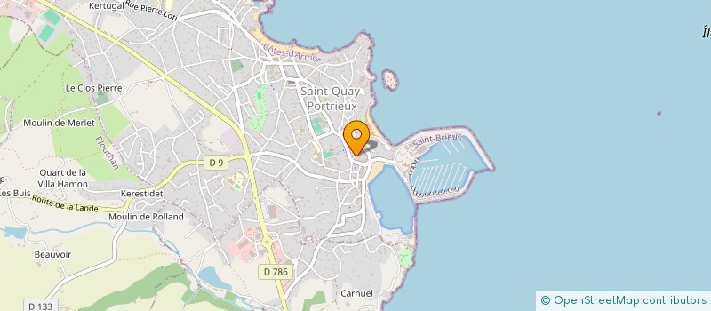 localisation de l'entreprise MONSIEUR YANNICK CHARIOU  SAINT-QUAY-PORTRIEUX