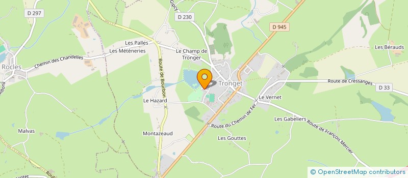 localisation de l'entreprise MONSIEUR YANNICK CHARMANT à TRONGET