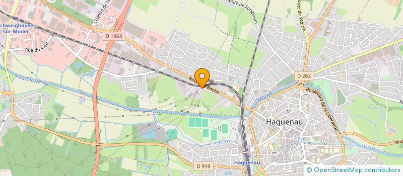 localisation de l'entreprise MONSIEUR YANNICK CHARRON  HAGUENAU