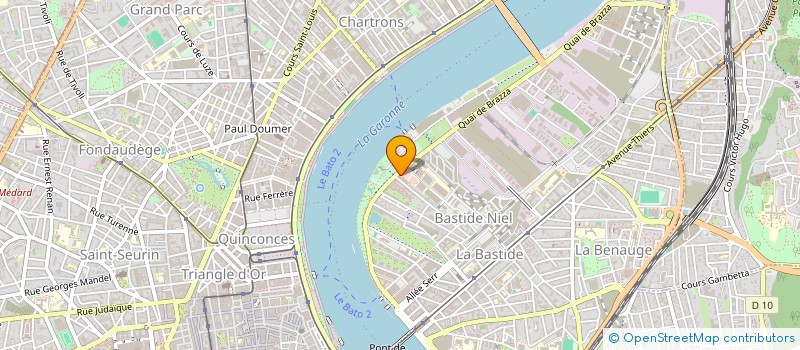 localisation de l'entreprise MONSIEUR YANNICK CHASSAGNOUX  BORDEAUX