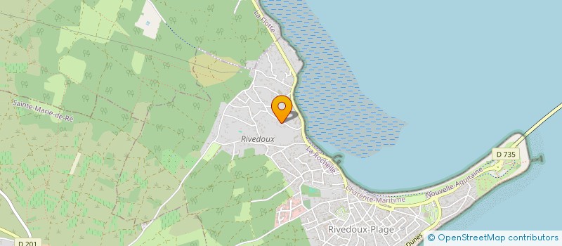 localisation de l'entreprise MONSIEUR YANNICK CHAUVET  RIVEDOUX-PLAGE