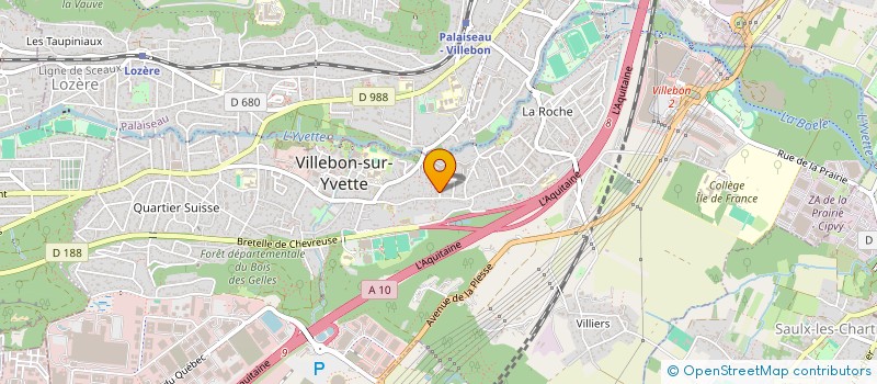 localisation de l'entreprise MONSIEUR YANNICK CHEVALIER  VILLEBON-SUR-YVETTE