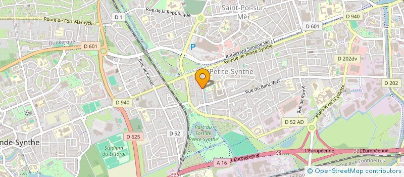 localisation de l'entreprise MONSIEUR YANNICK CHEVALOT à DUNKERQUE