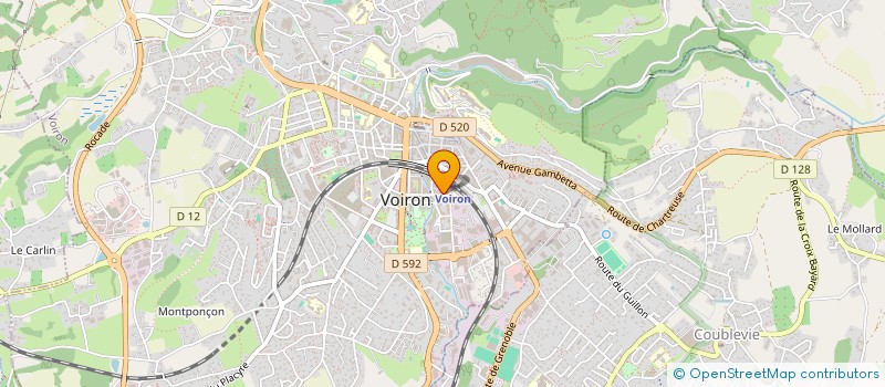 localisation de l'entreprise MONSIEUR YANNICK CIANCI à VOIRON