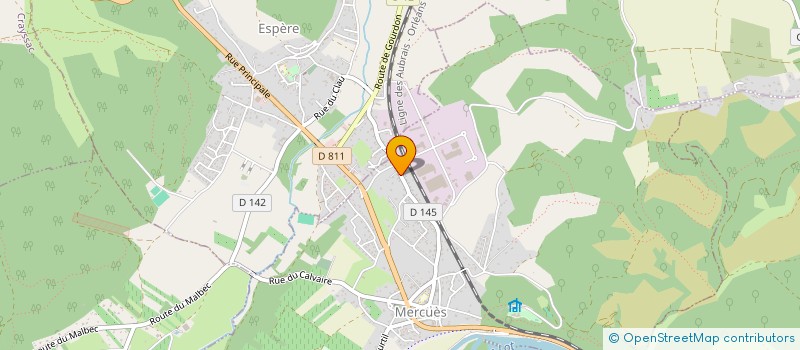 localisation de l'entreprise MONSIEUR YANNICK CLERMONT  MERCUES