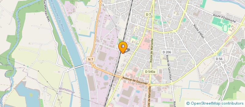 localisation de l'entreprise MONSIEUR YANNICK COCHARD à MONTELIMAR